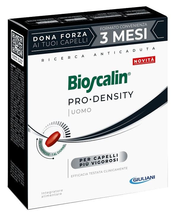 L-Arginina 120 mg + L-Carnitina – 90 comprimidos | Bioscalin Pro Density