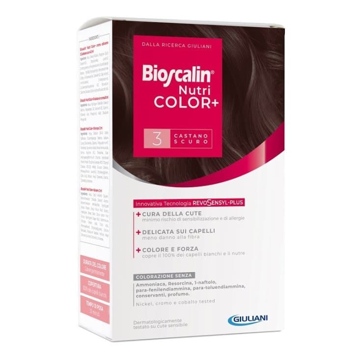 Bioscalin Nutricol PL 3 – Tinte Capilar Castaño