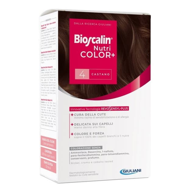 Bioscalin Nutricol PL 4 – Tinte Capilar Castaño