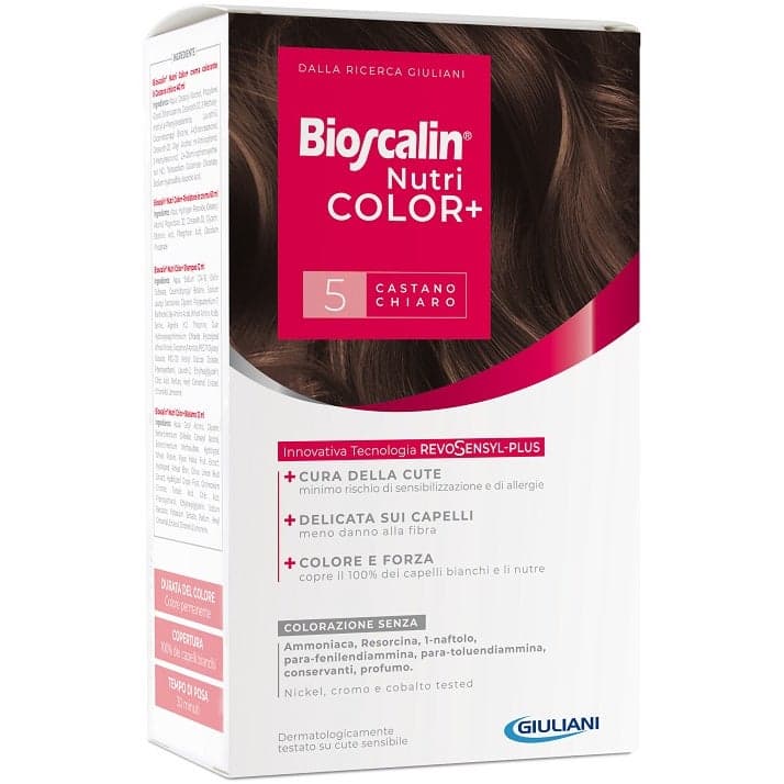 Bioscalin Nutricol – Tinte Permanente 5 Castaño Claro