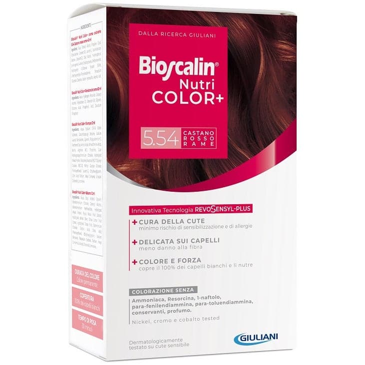 Bioscalin Nutricolor – 5.54 Castaño Rojo Cobrizo