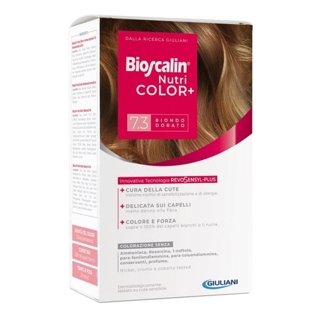 Bioscalin Nutricolor+ 7.3 Rubio Dorado – Coloración permanente