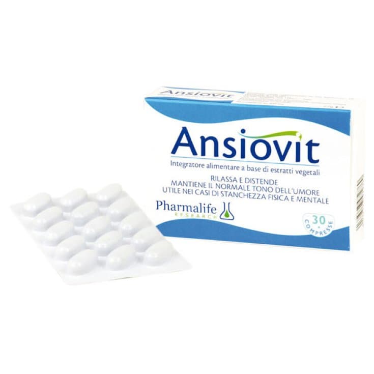 Ansiovit Pasiflora + Rodiola + Escutelaria – 30 comprimidos