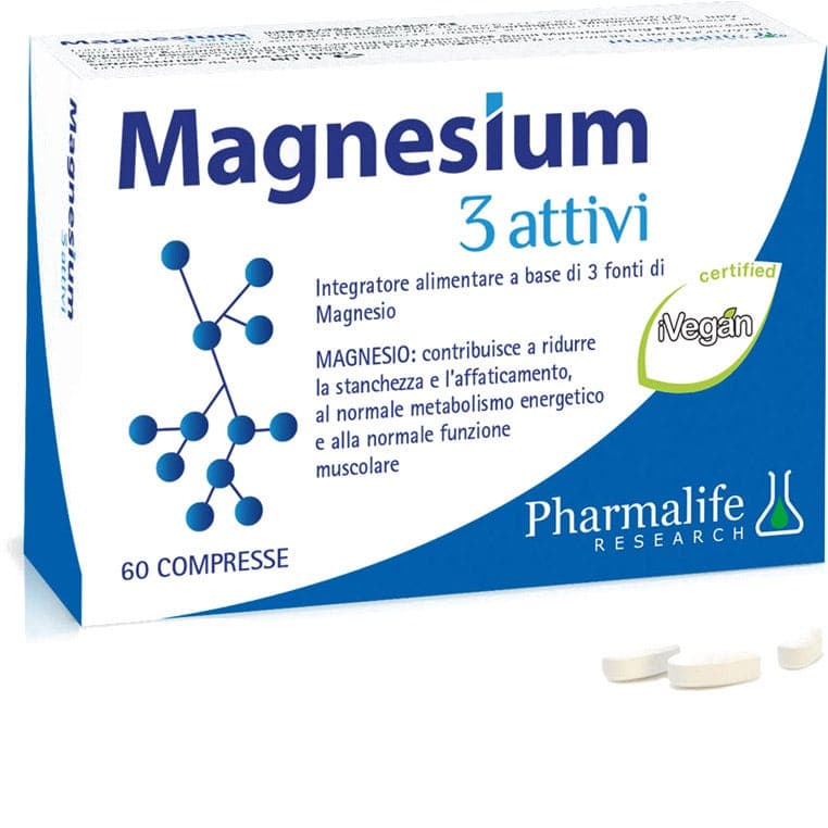 Magnesio 3 Activos – 60 comprimidos | Pharmalife Research