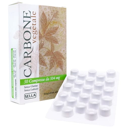 Carbón Activado Sella – 50 cápsulas
