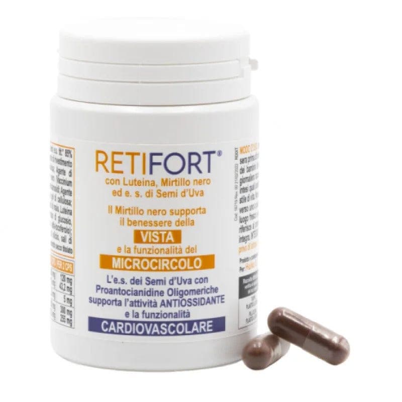 Retifort Lutein 2,5 mg + Arándano – 60 cápsulas