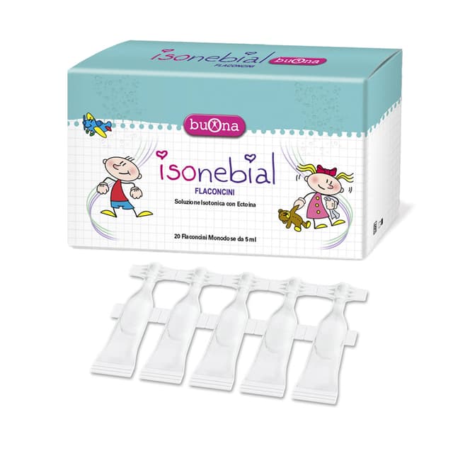 Isonebial 20 ampollas de 5 ml – Solución isotónica para lavado nasal