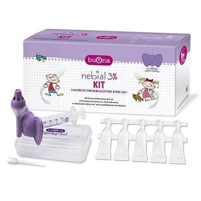 Nebial 3% Kit – 20 ampollas + spray