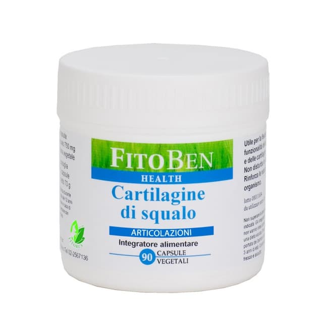 Cartilagine Squalo Fitoben – Proteínas + Minerales – 90 cápsulas