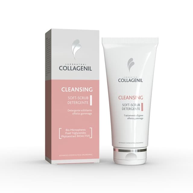 Collagenil Soft-Scrub Det – Gel Limpiador Exfoliante – 200 ml