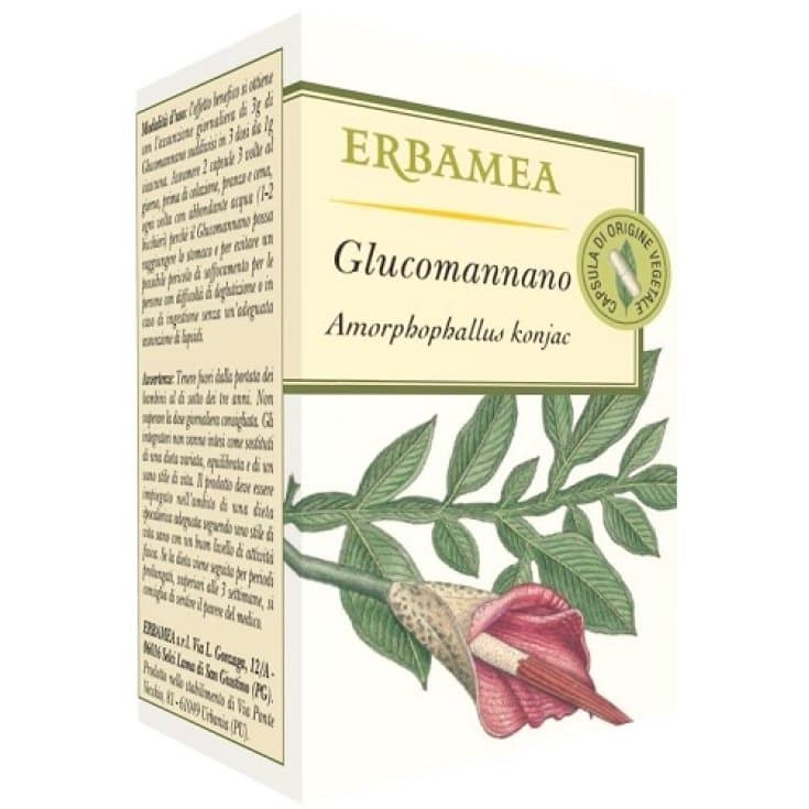 Glucomannano Erbamea – 50 comprimidos