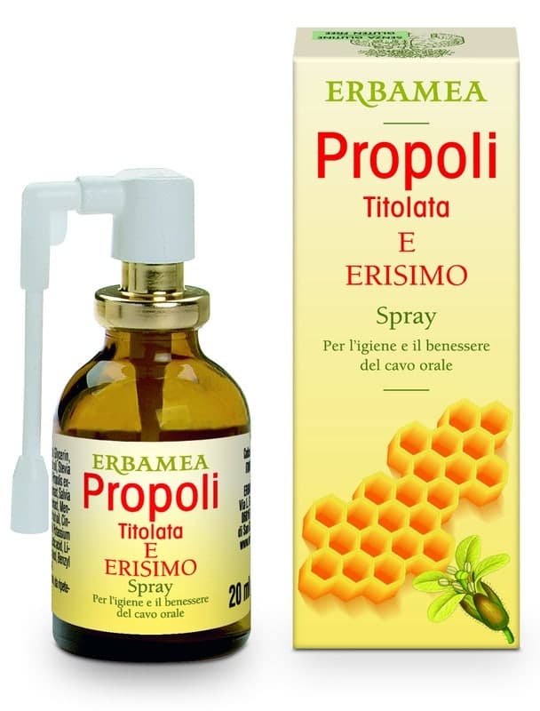 Erbamea Propoli Erisim Titolata – Spray bucal 20 ml