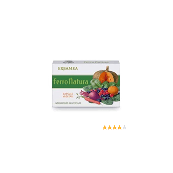 Ferronatura Hierro + Ácido Fólico 200 µg + Vitamina B12 – 24 cápsulas veganas