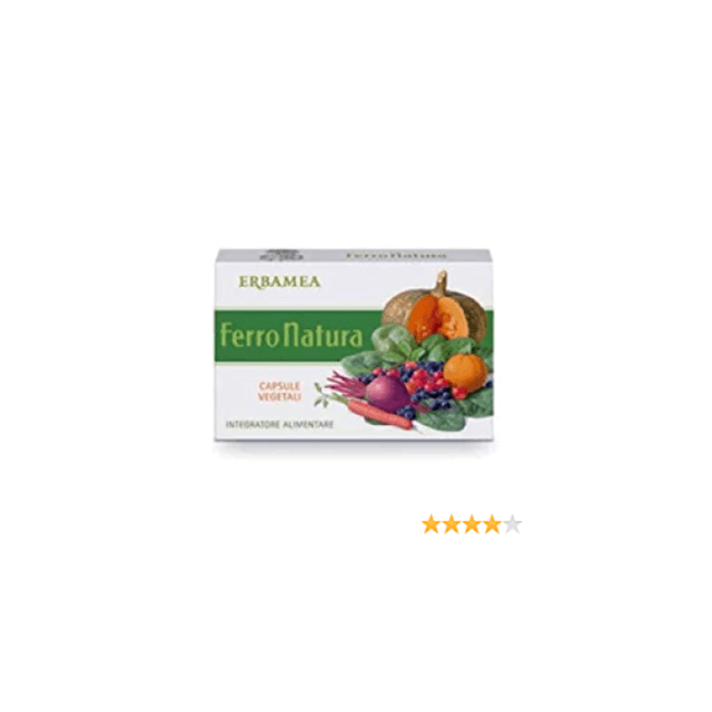 Ferronatura Hierro + Ácido Fólico 200 µg + Vitamina B12 – 24 cápsulas veganas