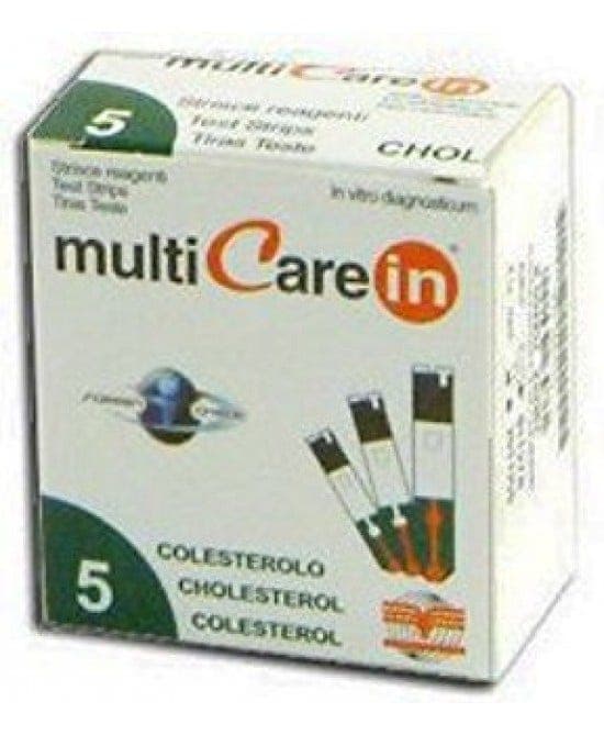 Multicare Colesterol – 5 tiras reactivas