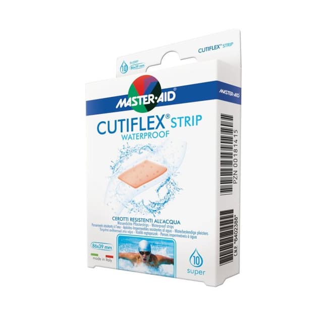 Cutiflex Strip Grande – Apósitos para heridas, 10 unidades