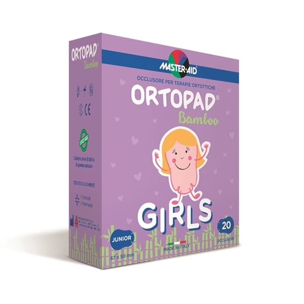 Ortopad Ceram Parche Ocular Girls Junior – 20 unidades