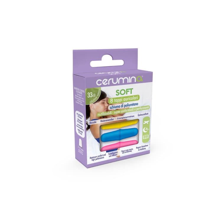 Cerumina Tapones para Oídos Soft – 8 unidades