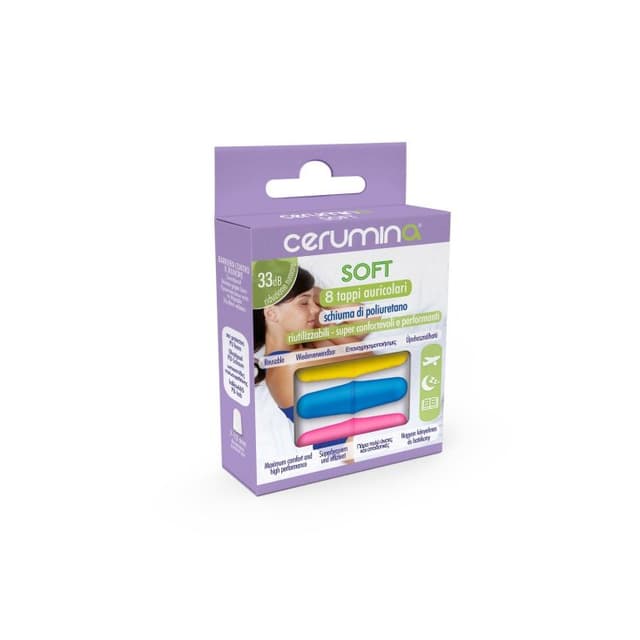 Cerumina Tapones para Oídos Soft – 8 unidades