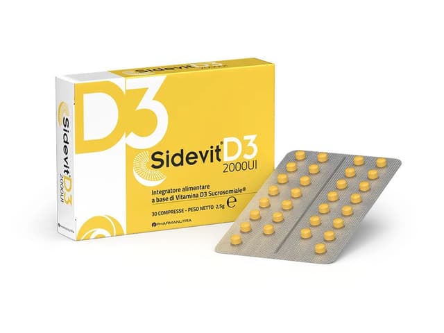 Vitamina D3 – 30 comprimidos | Sidevit D3 2000 UI