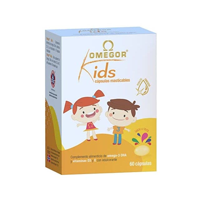 Omegor Kids Tutti Frutti Omega-3 EPA y DHA + Vitamina D3 – 60 cápsulas