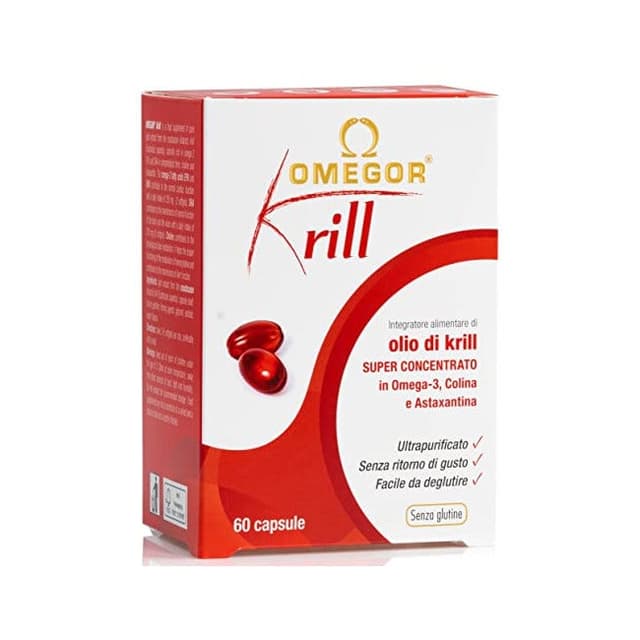 Omegor Krill Omega-3 EPA y DHA + Colina – 60 perlas