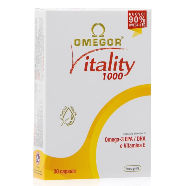 Omega-3 EPA y DHA – 30 cápsulas | Omegor Vitality 1000