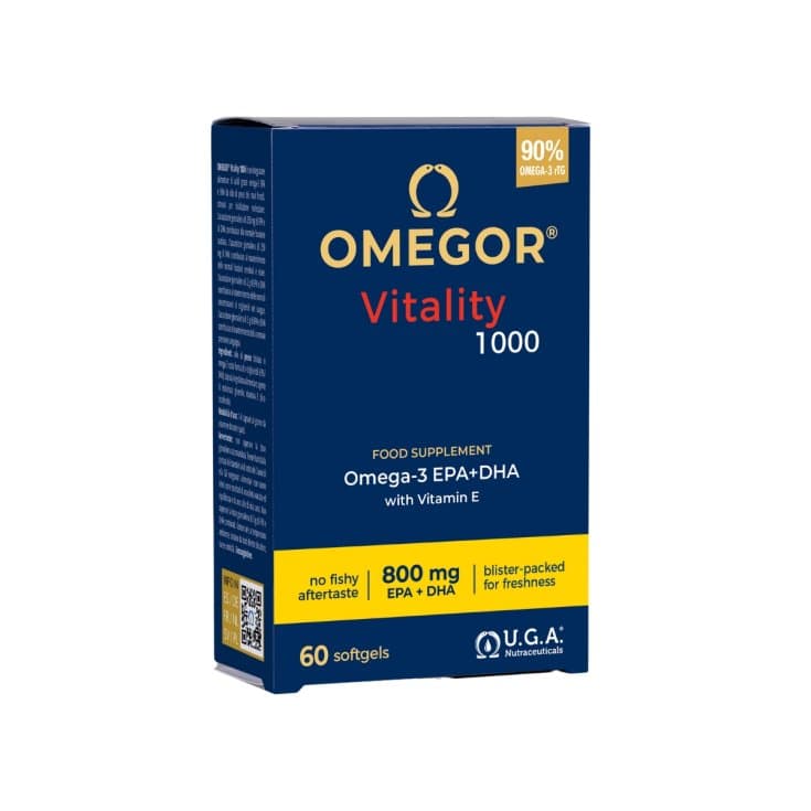 Omega-3 EPA y DHA – 60 cápsulas | Omegor Vitality 1000