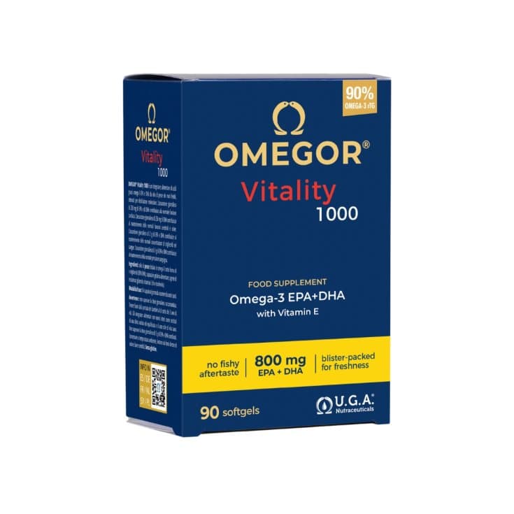 Omega-3 EPA y DHA – 90 cápsulas | Omegor Vitality 1000