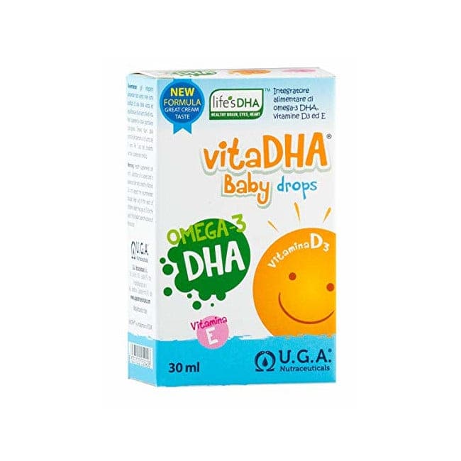 Omega-3 DHA + Vitamina D3 – 30 ml gotas | Vitadha Baby Drops