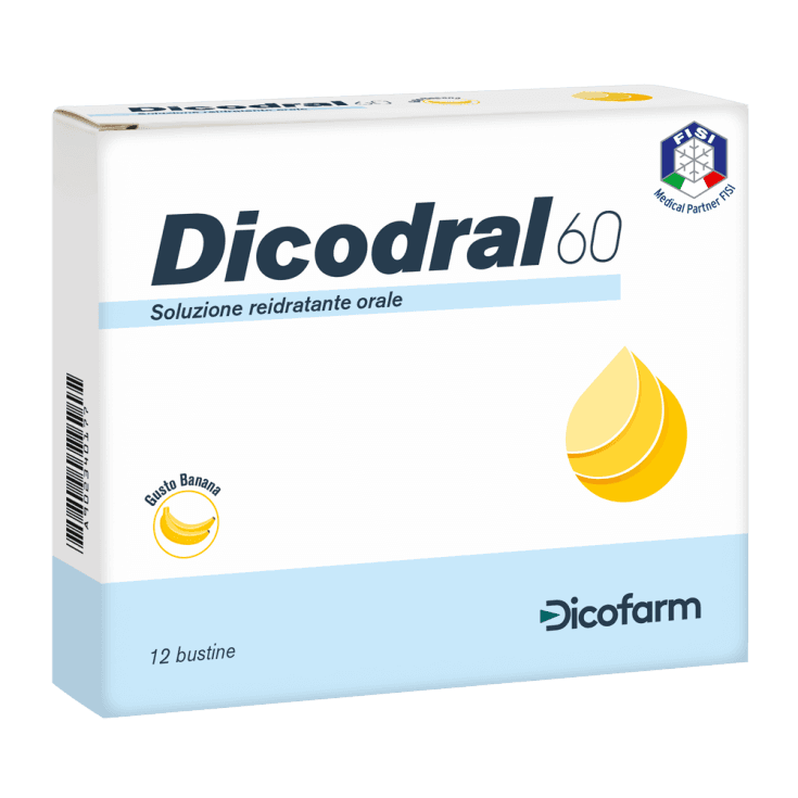 Solución de rehidratación oral – 12 sobres de 4,6 g | Dicodral 60