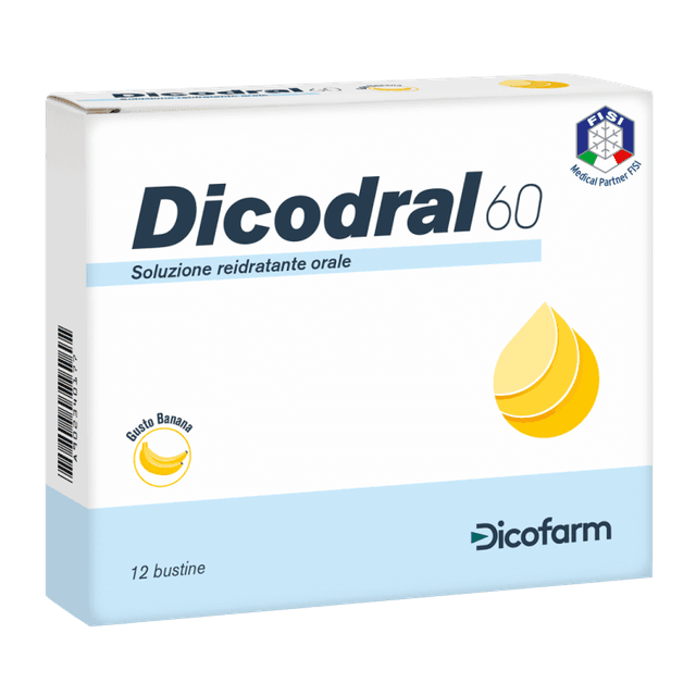 Solución de rehidratación oral – 12 sobres de 4,6 g | Dicodral 60