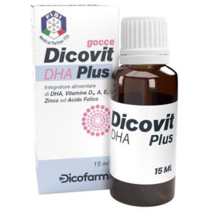 Dicovit Plus – Omega-3 DHA + Zinc – 15 ml gotas