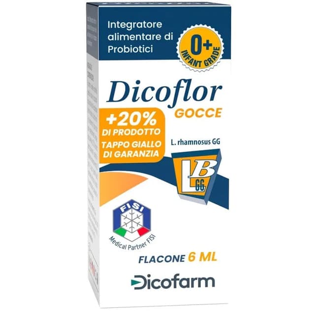 Dicoflor Gotas – Probióticos con bacterias del ácido láctico – 6 ml