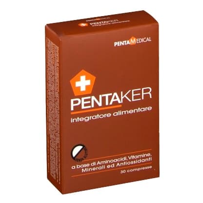 Vitamina B5 + Zinc – 30 comprimidos | Pentaker Complemento Alimenticio