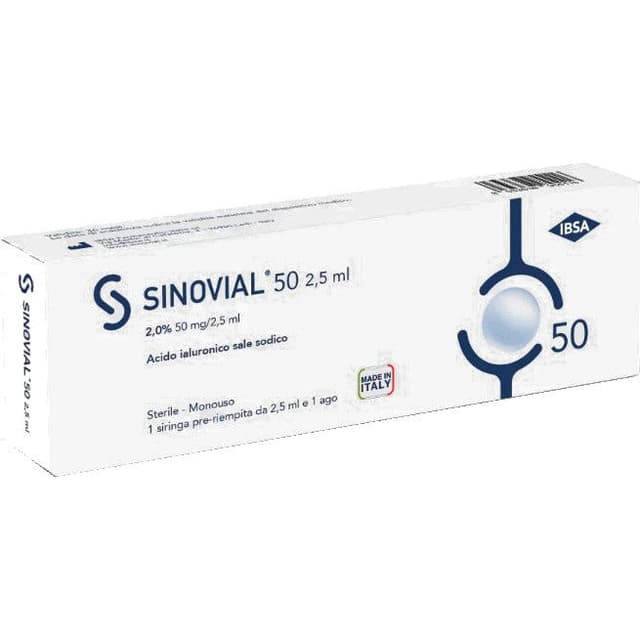 Sinovial 50 – 1 jeringa precargada de 2,5 ml