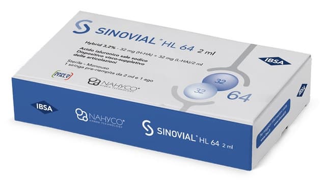 Sinovial HL 64 – 1 jeringa precargada 32 mg + 32 mg