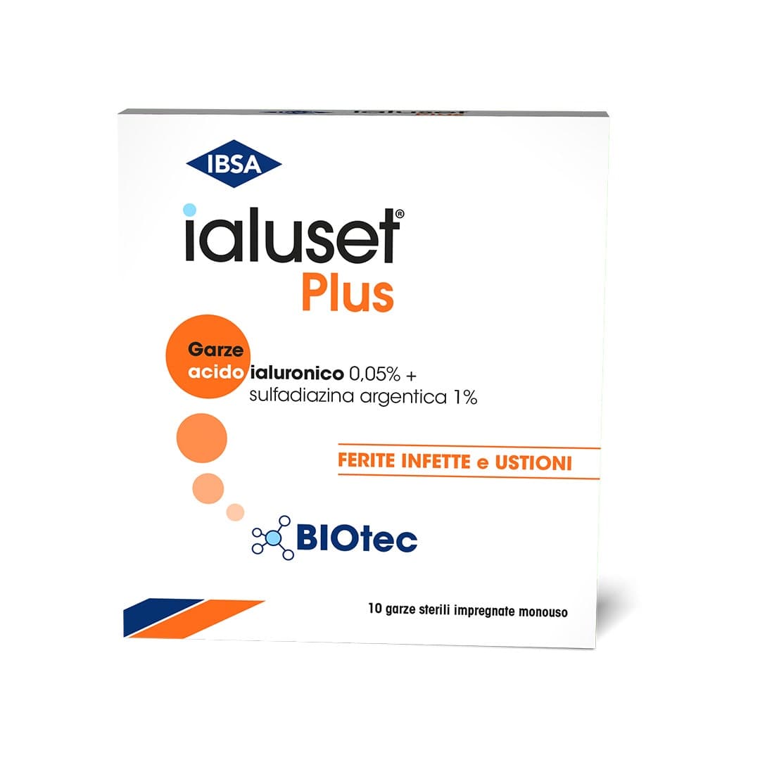 Ialuset Plus Gasas – 10 unidades de 10 x 10 cm