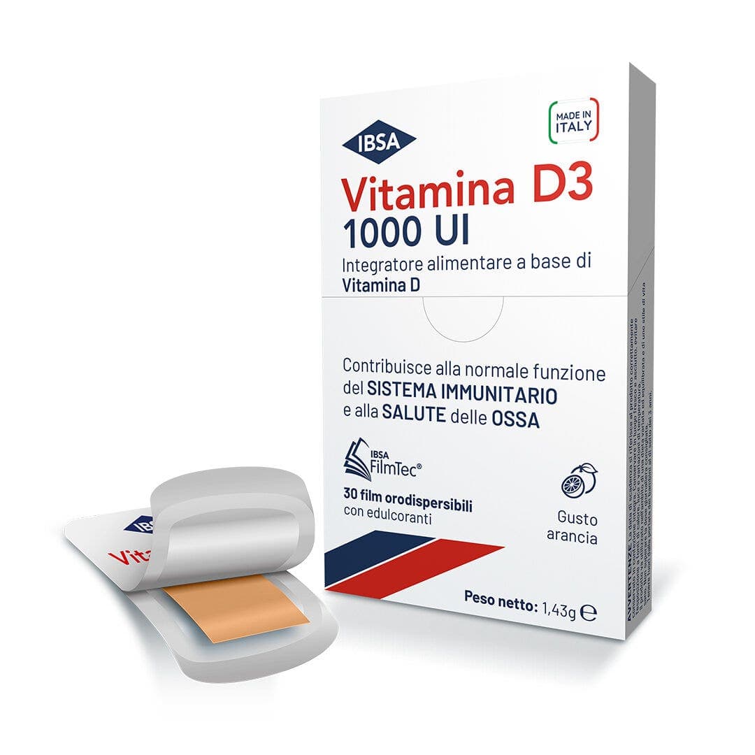 Vitamin D3 IBSA 1000 UI – 30 películas orodispersables