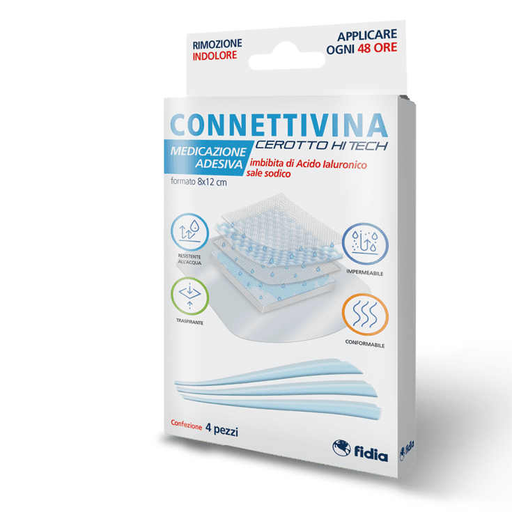 Connettivina Bio Cer HiTec – Apósito estéril 8x12 cm