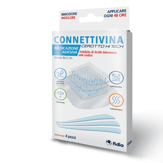 Connettivina Bio Cer HiTec – Apósito estéril 8x12 cm