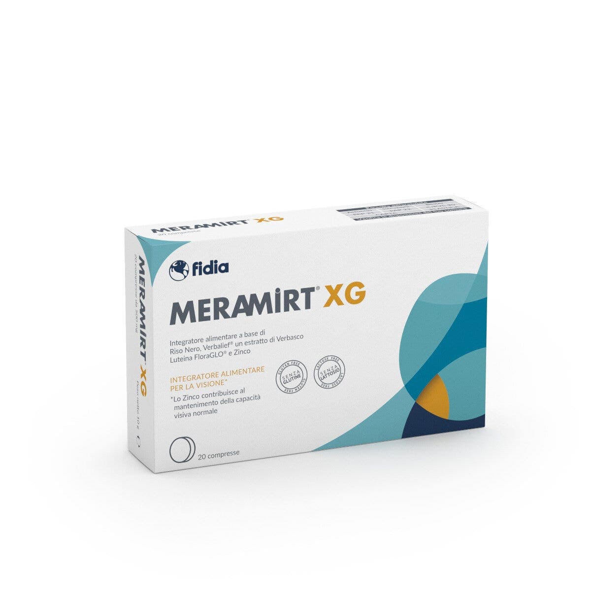 Lutein 12 mg + Zinc – 20 comprimidos | Meramirt XG