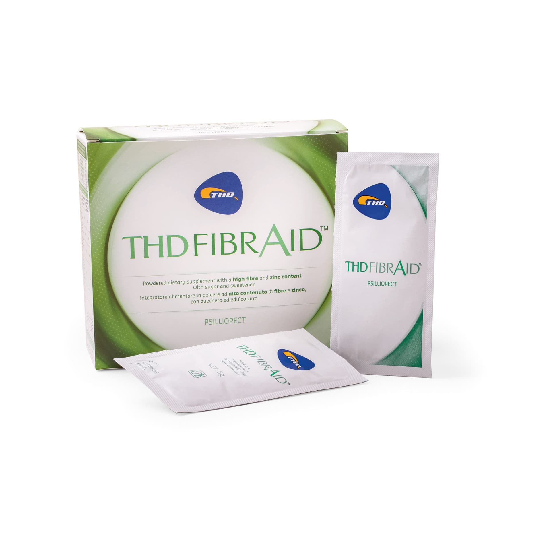 Fibraid Integ – Zinc + Psyllium, 20 sobres