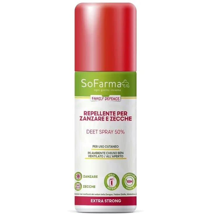 Repellente Extra Strong 50% – Spray repelente de insectos