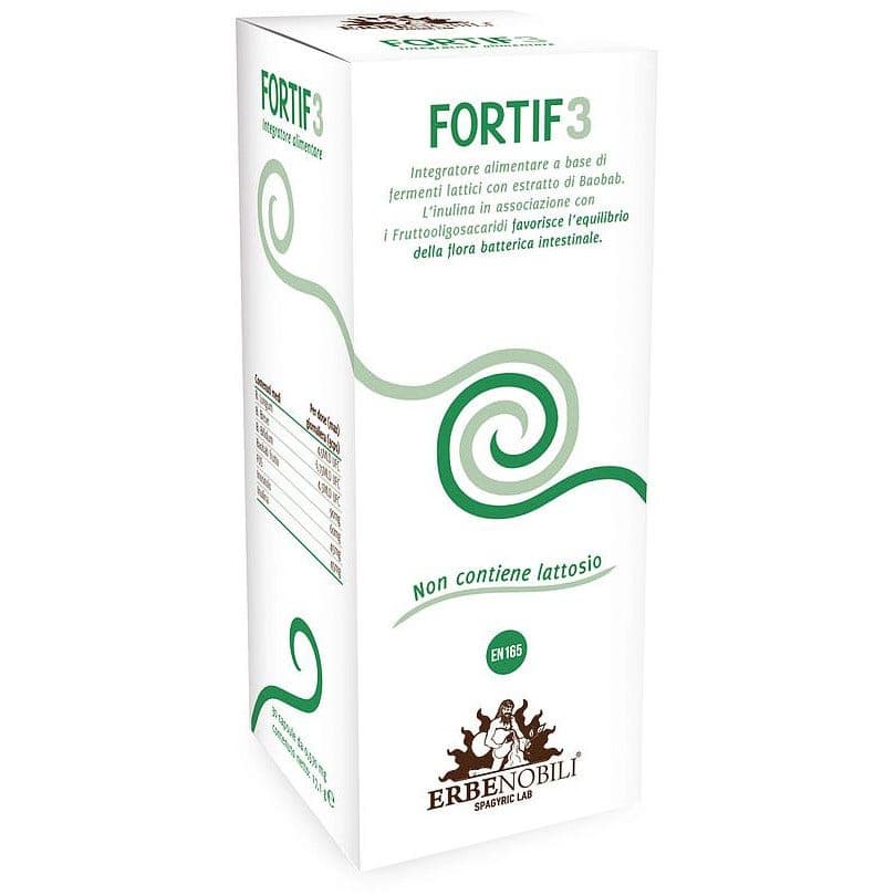 Probióticos con bacterias lácticas – 30 cápsulas | Fortif 3