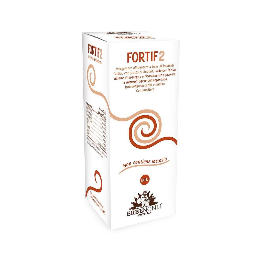 Vitamina C + Probióticos con bacterias lácticas – 30 cápsulas | Fortif 2
