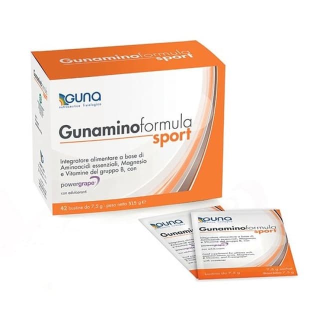 Gunamino Form Sport – 42 sobres | Aminoácidos esenciales