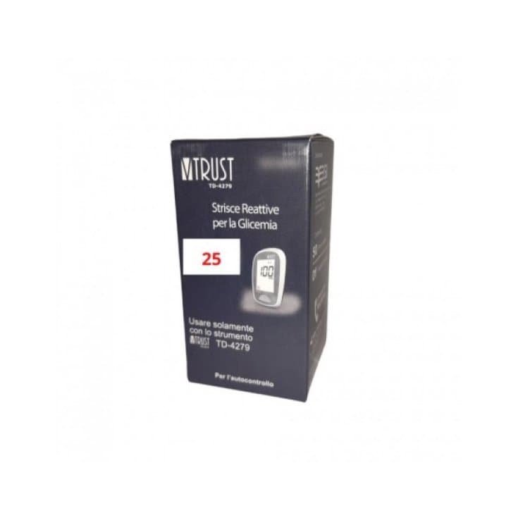 VTRUST Tiras de glucemia – 25 unidades