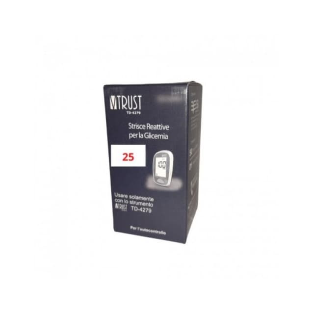 VTRUST Tiras de glucemia – 25 unidades