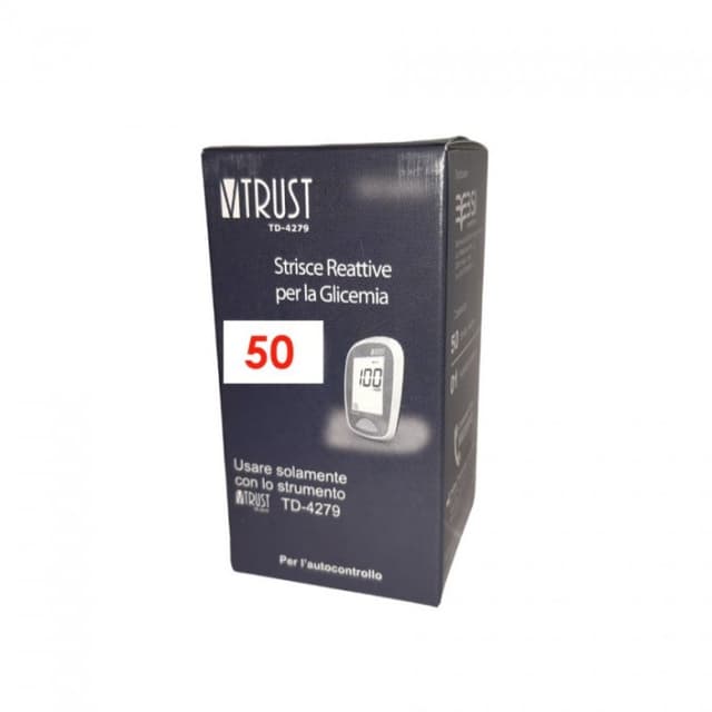 VTRUST Tiras de glucemia – 50 unidades